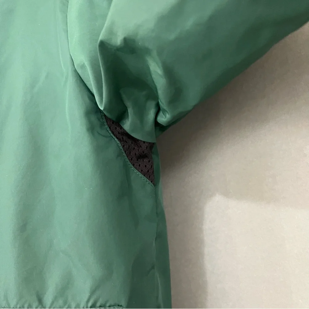 Tommy Hilfiger Athletics Green Zipper Lined Windbreaker Jacket